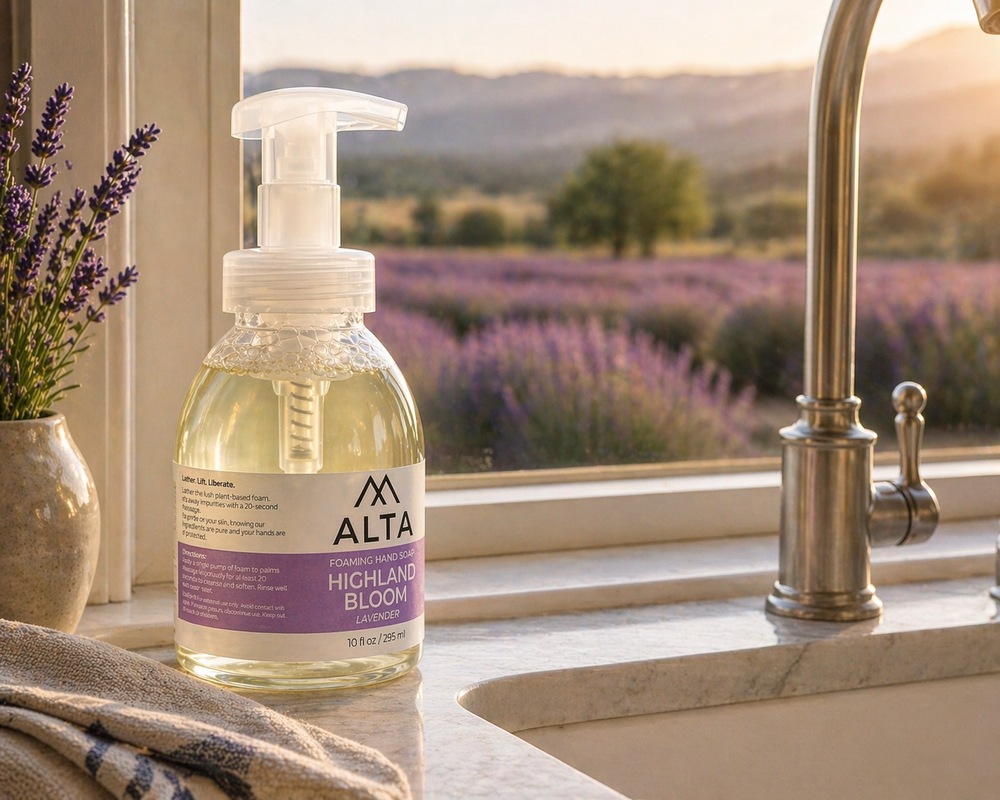ALTA Highland Bloom Foaming Hand Soap - Lavender 10oz