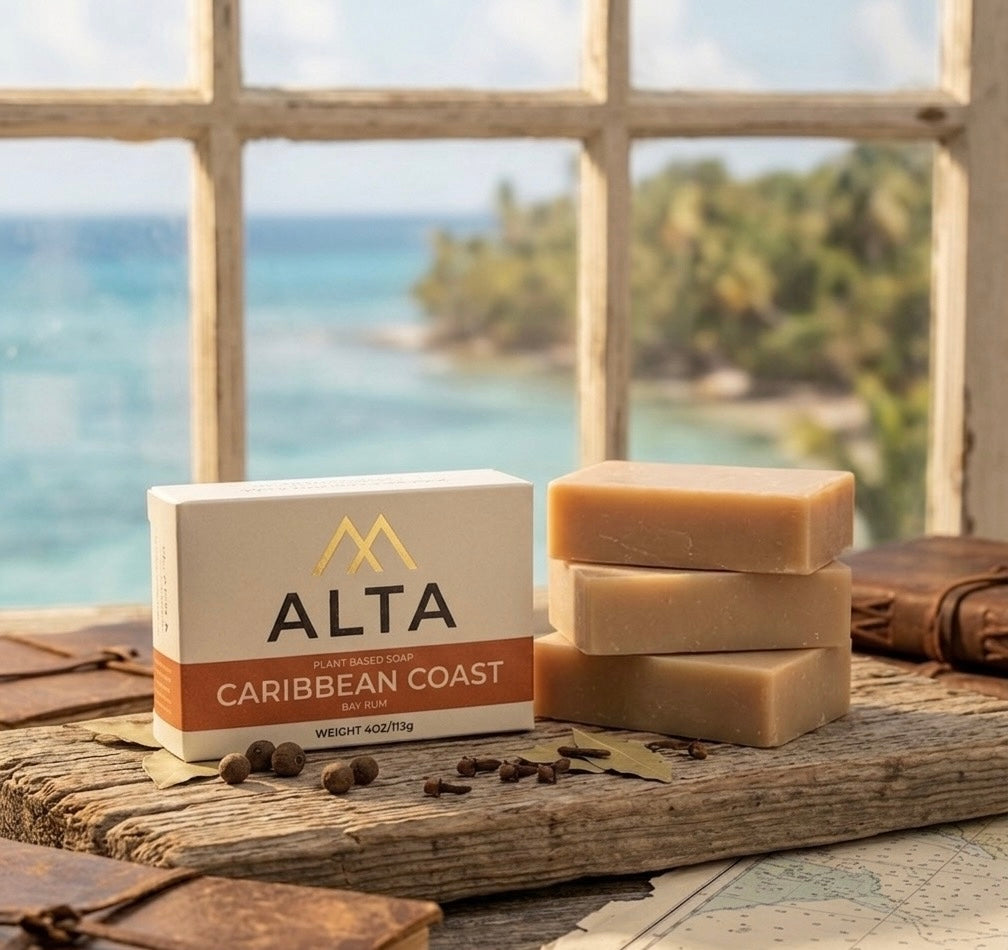 ALTA Caribbean Coast Bar Soap - Classic Bay Rum Scent