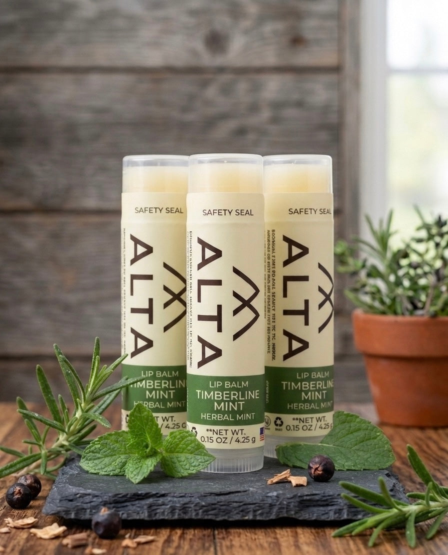 ALTA Timberline Mint Lip Balm - Herbal Mint Natural Lip Care
