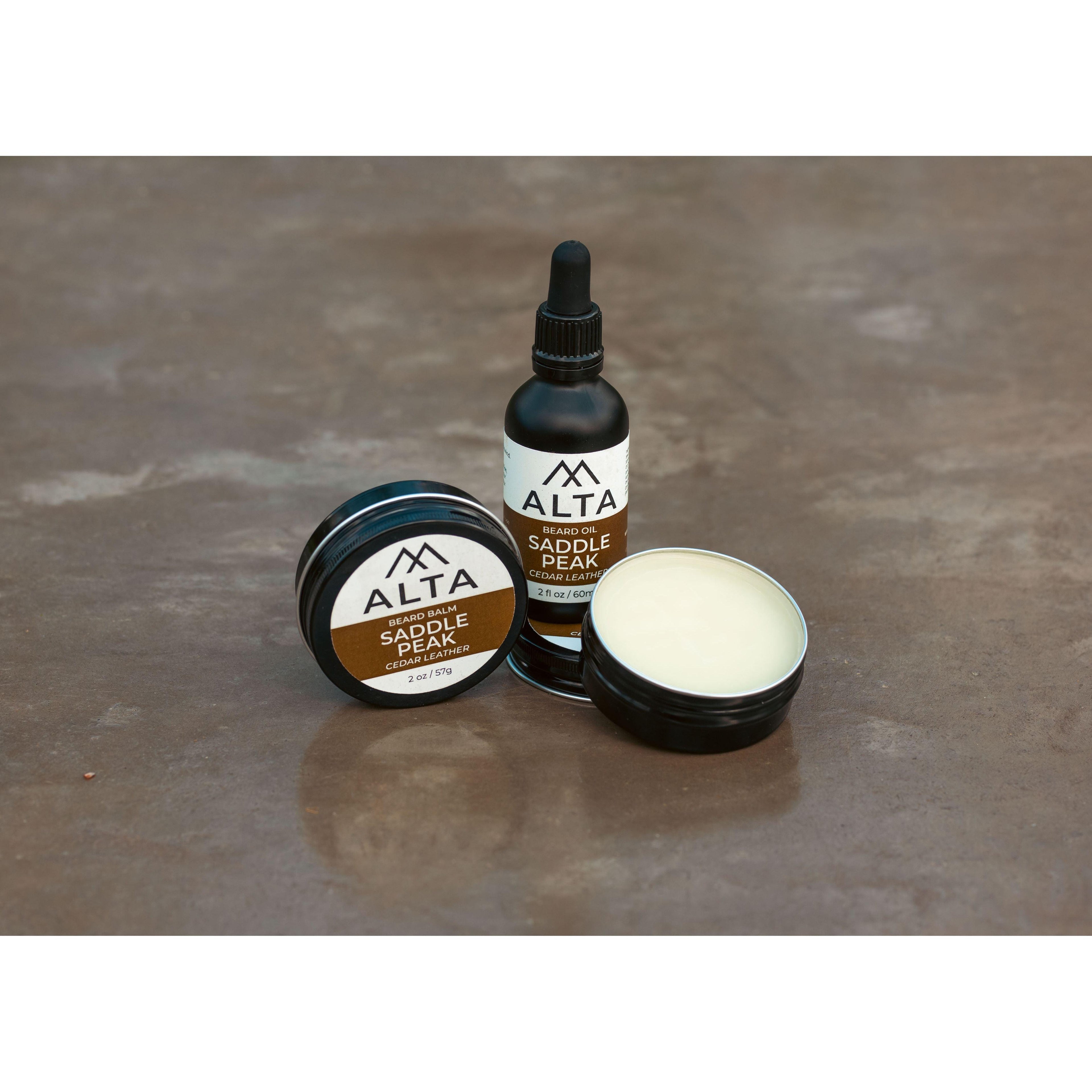 Saddle Peak - Cedar & Leather Premium Beard Balm 2oz