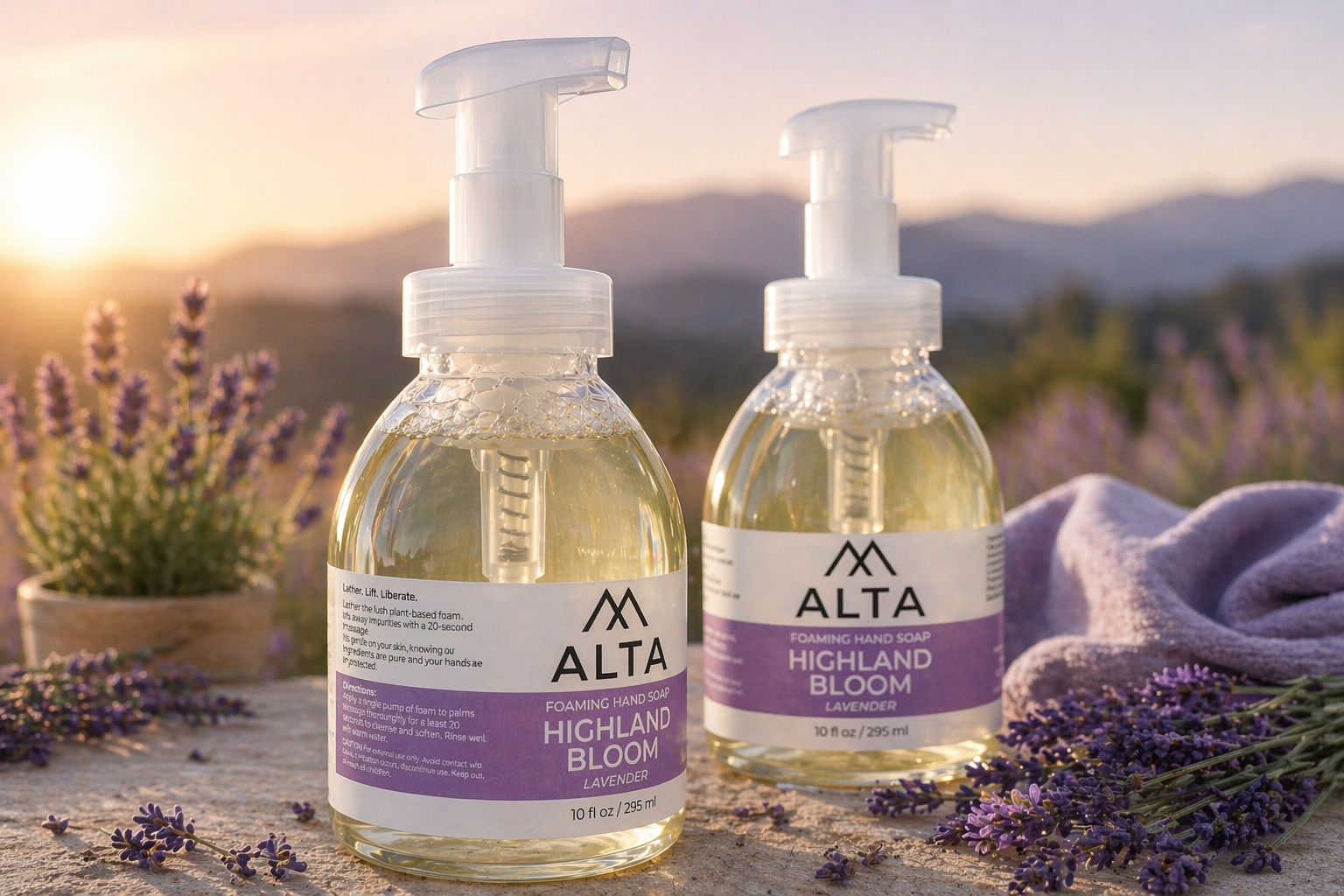 ALTA Highland Bloom Foaming Hand Soap - Lavender 10oz