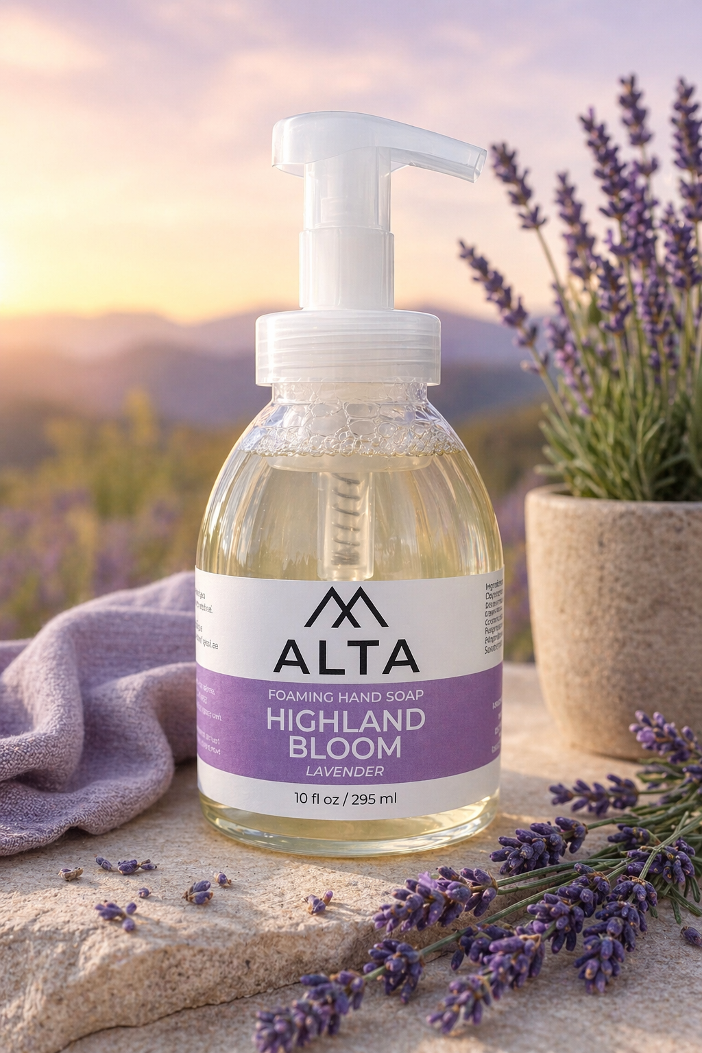 ALTA Highland Bloom Foaming Hand Soap - Lavender 10oz