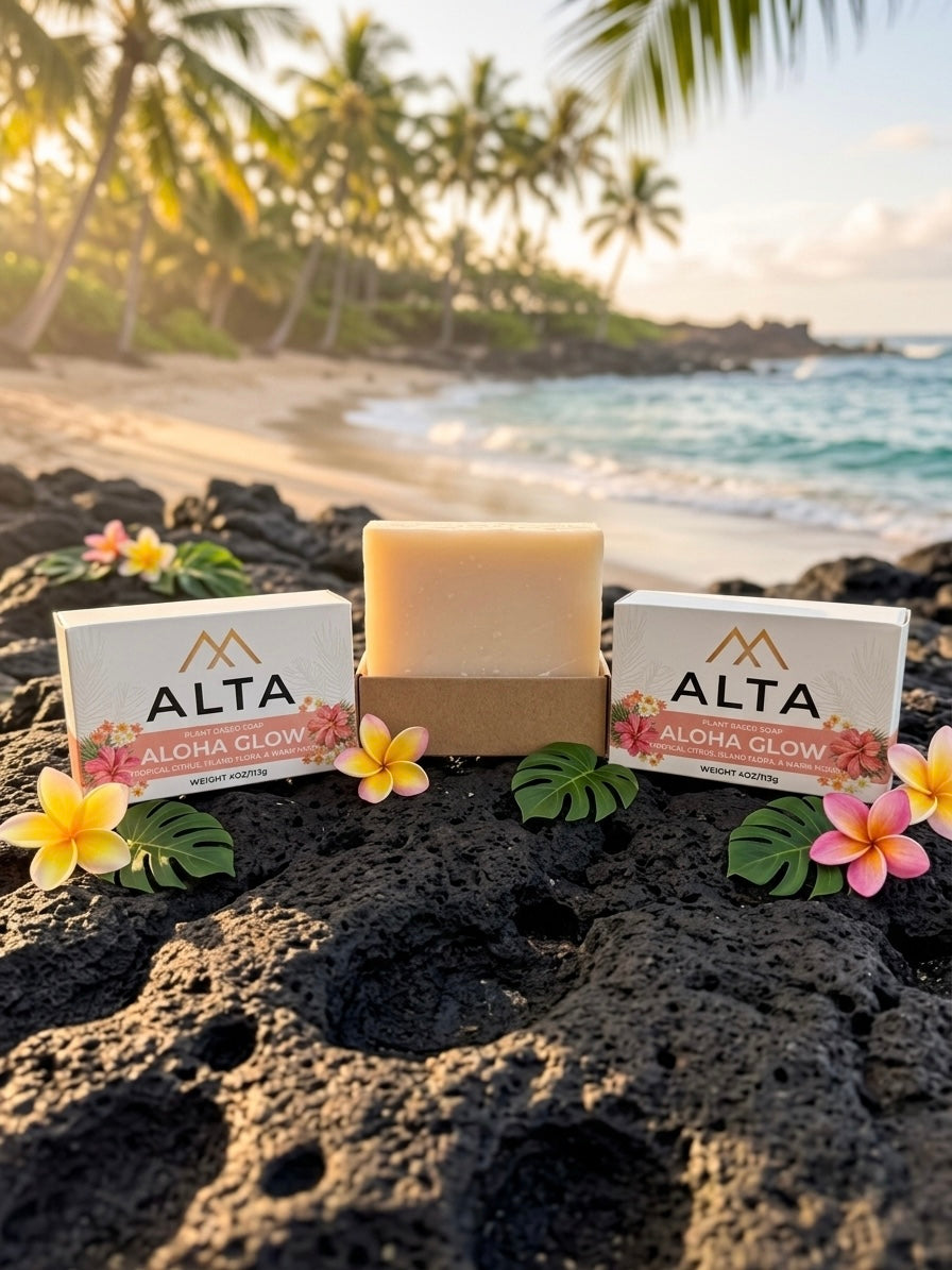 ALTA Aloha Glow - Sweet Orange & Lemon Natural Soap | Sun-Drenched Tropical Bar